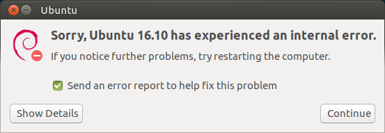 Ubuntu Error